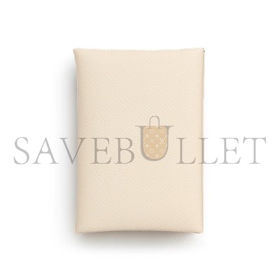 HERMES CALVI DUO COMPACT CARD HOLDER H083035CK10 (10.5*7*1.3cm)